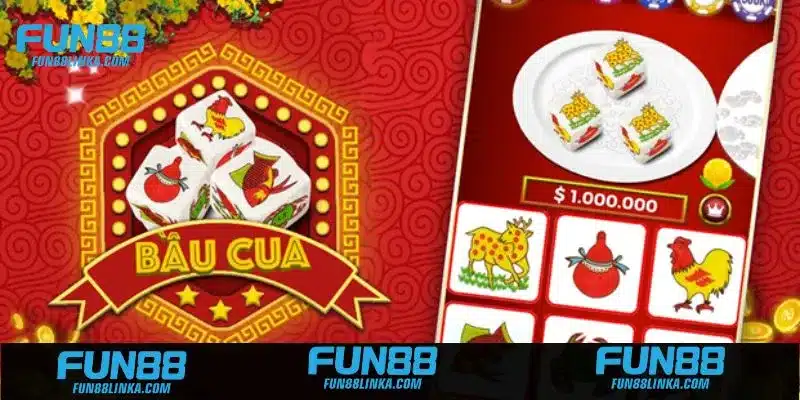 Chơi bầu cua online tại Fun88